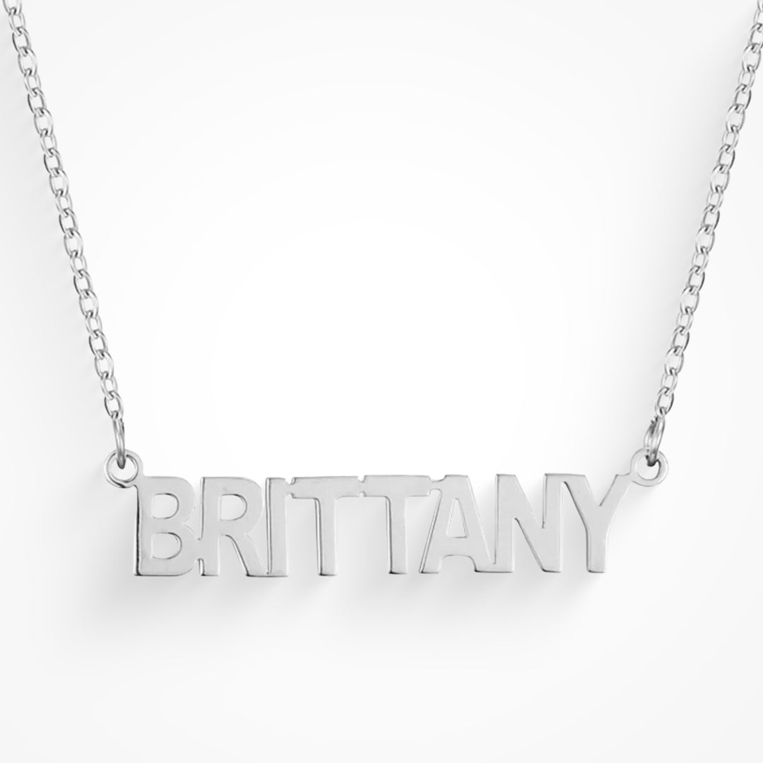 Custom/Personalized Nameplate Necklace - Siopie