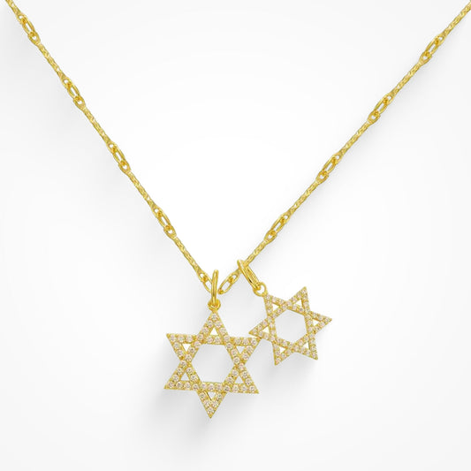 Double Star Necklace - Siopie