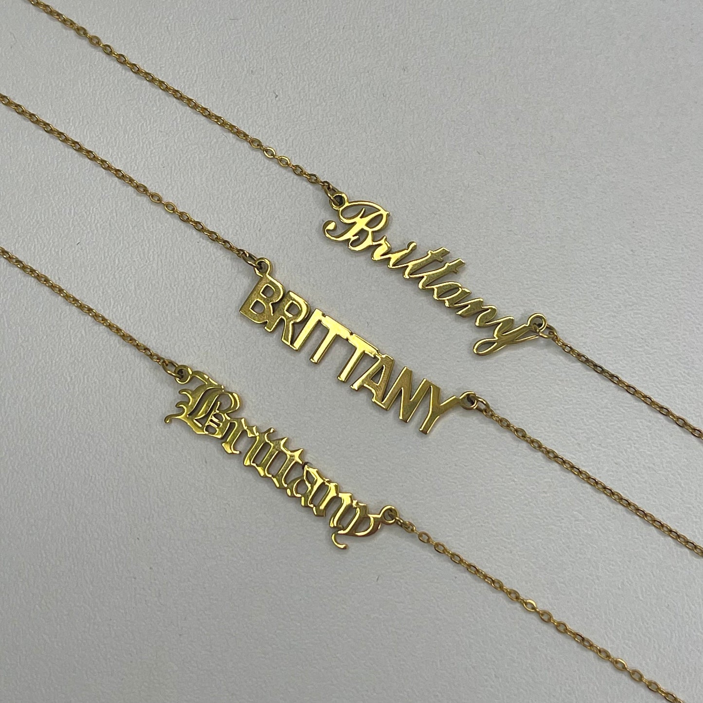 Custom/Personalized Nameplate Necklace - Siopie