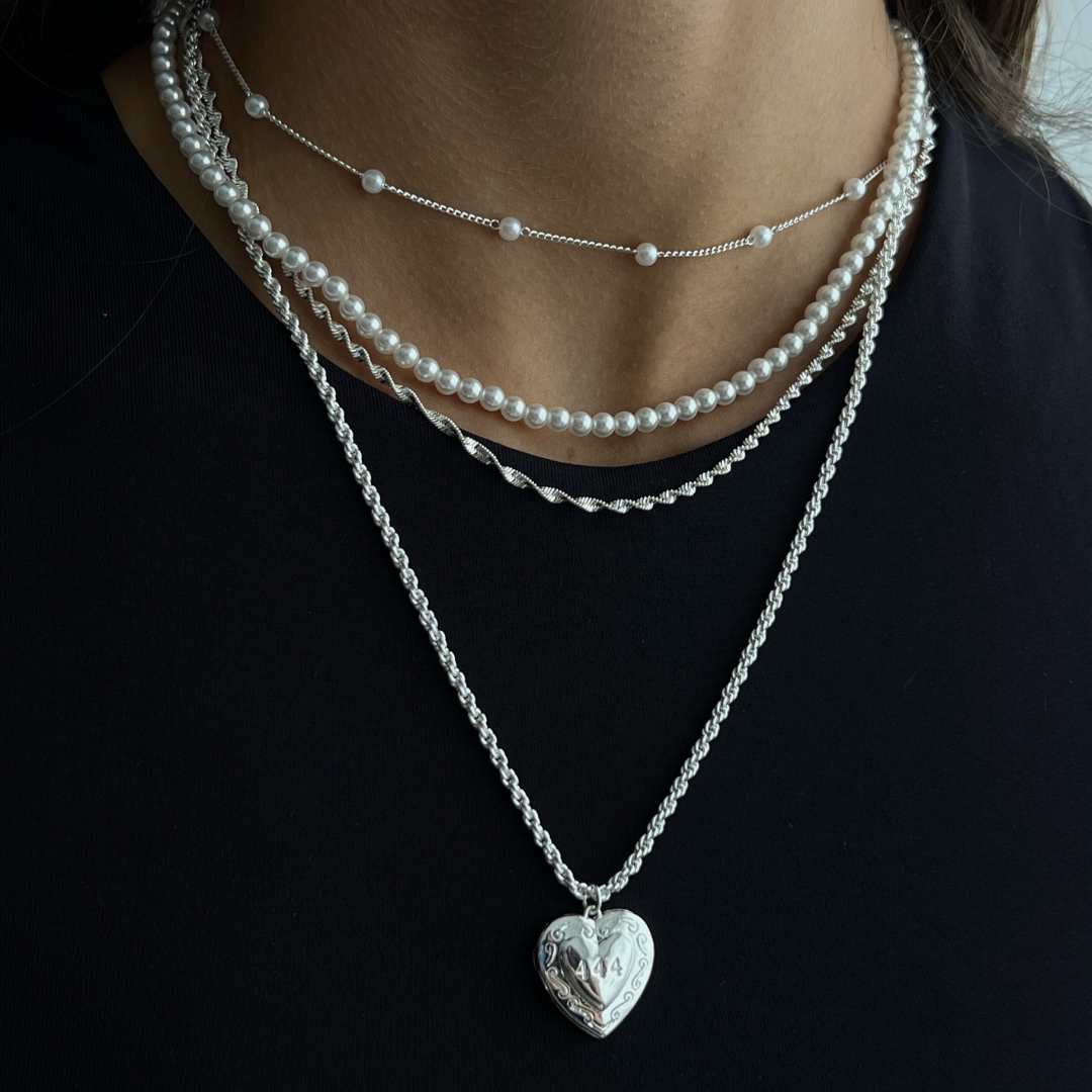 444 You Locket Necklace - Siopie